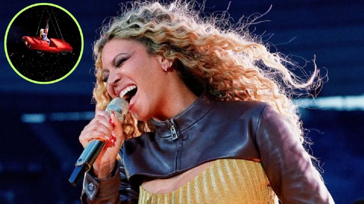 MOMENTO EXACTO donde Beyoncé sufre susto en concierto de Texas: falla técnica casi provoca caída