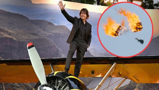 Tom Cruise rompe récord Guinness al saltar en paracaídas en llamas para 'Misión: Imposible 8'
