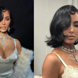 Kim Kardashian impacta en la pasarela de Balenciaga con un look que evoca el glamour de Hollywood