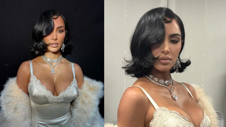 Kim Kardashian impacta en la pasarela de Balenciaga con un look que evoca el glamour de Hollywood