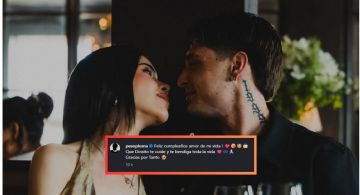 ‘Gracias por tanto’: así fue la romántica felicitación de Peso Pluma a Kenia OS por su cumpleaños
