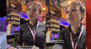 MOMENTO EXACTO en que influencer intenta pagar su comida con historias de Instagram