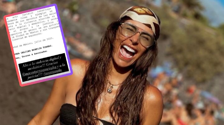 Galilea Montijo celebra triunfo legal; Javier Ceriani no podrá acercarse ni hablar de ella