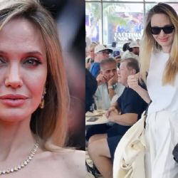 Angelina Jolie prueba desayuno original veracruzano; se toman FOTOS con la dueña del lugar