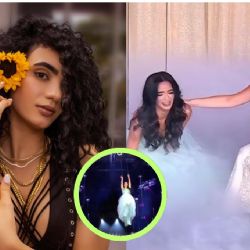 MOMENTO EXACTO en el que Laura Pérez de Miss Universe Latina sufre aparatosa caída en vivo