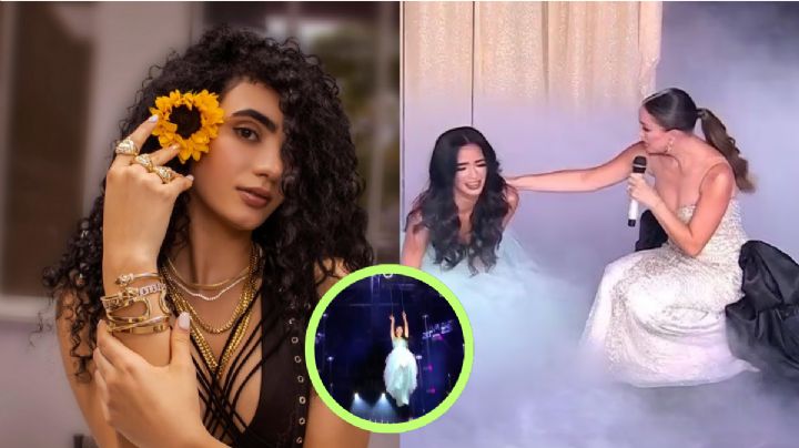 MOMENTO EXACTO en el que Laura Pérez de Miss Universe Latina sufre aparatosa caída en vivo