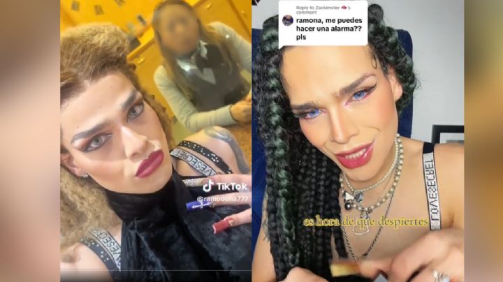 MOMENTO EXACTO en que expulsan a Ramooona, drag queen, de hotel por que 'había niños'