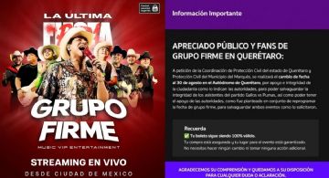 Grupo Firme cambia de fecha su presentación en Querétaro; esta es la nueva fecha del show