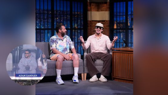 Bad Bunny se quiebra al conocer a Adam Sandler: '¡Lloré!'