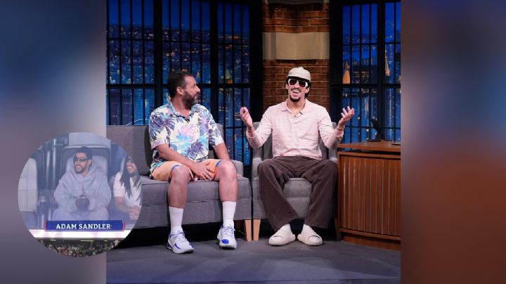 Bad Bunny se quiebra al conocer a Adam Sandler: '¡Lloré!'