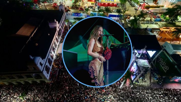 Belinda desata la locura en Veracruz: lleno total y dueto sorpresa de ‘Mentiras, La Serie’ | VIDEO
