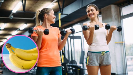 ¿Plátano antes del gym? Estos son los beneficios para tu cuerpo que quizá no conocías