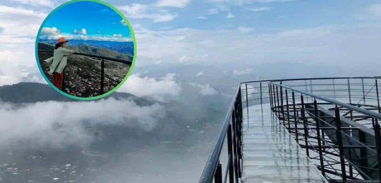 ¿Te atreves a tocar el cielo? El mirador que conquista TikTok por su altura y belleza natural