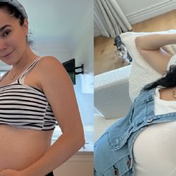 MOMENTO EXACTO en que Martha Higareda le dice a su bebé lo mucho que lo esperan