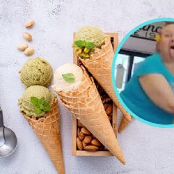 'Lady Muecas': extranjera arma escándalo y agrede a personal de heladería; causa indignación | VIDEO