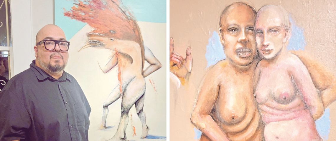 Jorge Javier López profundiza con su arte en salas de exposición de Daphne Art Foundation