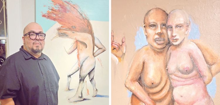 Jorge Javier López profundiza con su arte en salas de exposición de Daphne Art Foundation