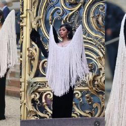 Cardi B impacta en París con un cuervo como accesorio en la Semana de la Alta Costura | VIDEO