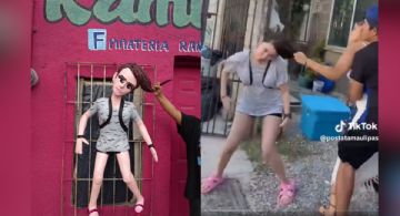 Piñateria en Tamaulipas recrea 'jalón de greñas' de las invasoras de Tampico