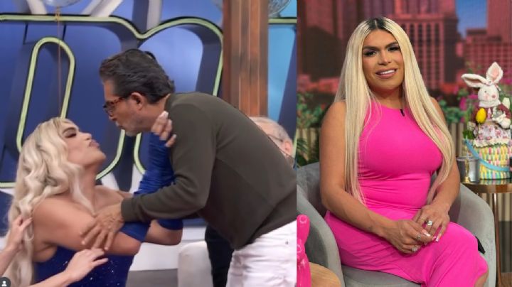 Wendy Guevara y Raúl ‘El Negro’ Araiza protagonizan beso en vivo, ¿regalo de cumpleaños? | VIDEO