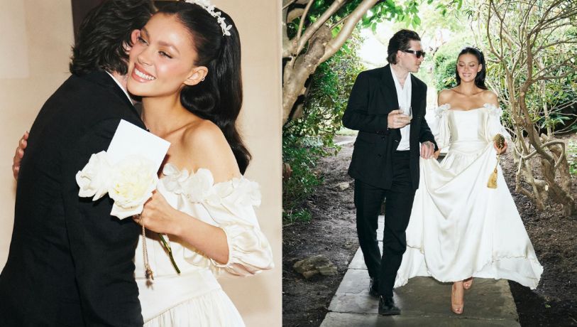 Nicola Peltz y Brooklyn Beckham renuevan votos; usa el vestido de una mujer importante en su vida