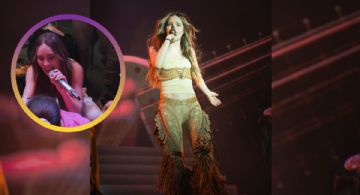 Belinda conmueve con tierno gesto a fan con capacidades diferentes durante concierto | VIDEO
