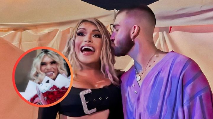 Wendy Guevara recibe flores ‘El Patrón’ de Manuel Turizo; así reaccionó | VIDEO