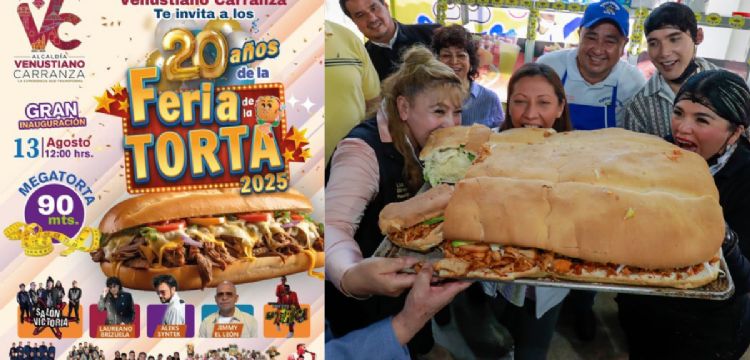 Arranca la Feria de la Torta 2025: buscarán romper récord mundial; ¿lo lograrán?