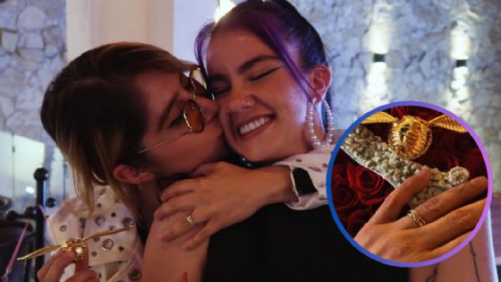 Hermana de Gala Montes anuncia su compromiso y presume el anillo con su novia Itzel Lechuga | VIDEO