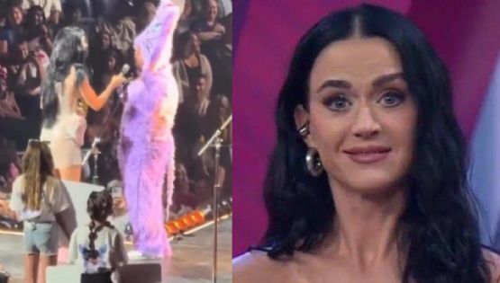 MOMENTO EXACTO en que mexicano se disculpa con Katy Perry por incómodo momento en Venga la Alegría
