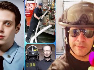 ¡Bomberazos! 'Platanito Show' y Steve Buscemi se recuerdan como héroes en el 'Día del Bombero'