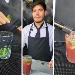 Refréscate con un delicioso mojito de frutos rojos; así puedes hacerlo