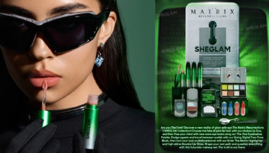 SHEGLAM lanza colección de maquillaje inspirado en 'Matrix'; así luce este futurista makeup | VIDEO