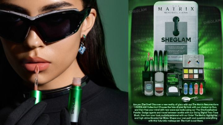 SHEGLAM lanza colección de maquillaje inspirado en 'Matrix'; así luce este futurista makeup | VIDEO