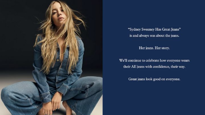American Eagle responde especulaciones por anuncio con Sydney Sweeney; alimenta la polémica