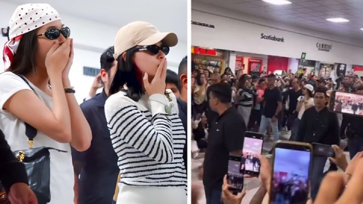 FreenBecky llega a México: dueto de influencers tailandesas genera tumultos en aeropuerto de CDMX
