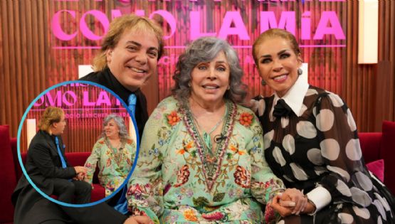 MOMENTO EXACTO donde Cristian Castro le pide su herencia a Verónica Castro en programa en vivo