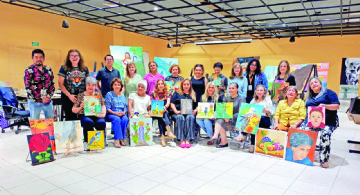 Culmina taller de artes plásticas de Melissa Vázquez