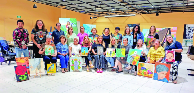 Culmina taller de artes plásticas Melissa Vázquez