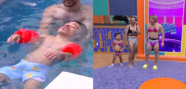 Abelito aprende a nadar en La Casa de los Famosos México; gana concurso de belleza