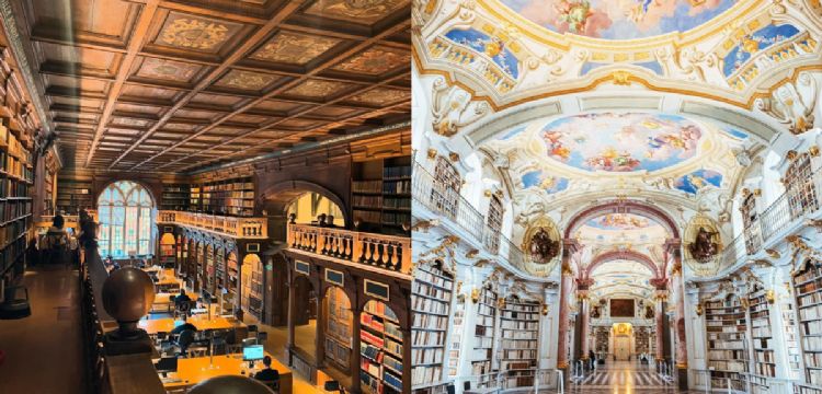 Las 7 bibliotecas más hermosas del mundo que debes visitar; viaje a los templos del saber