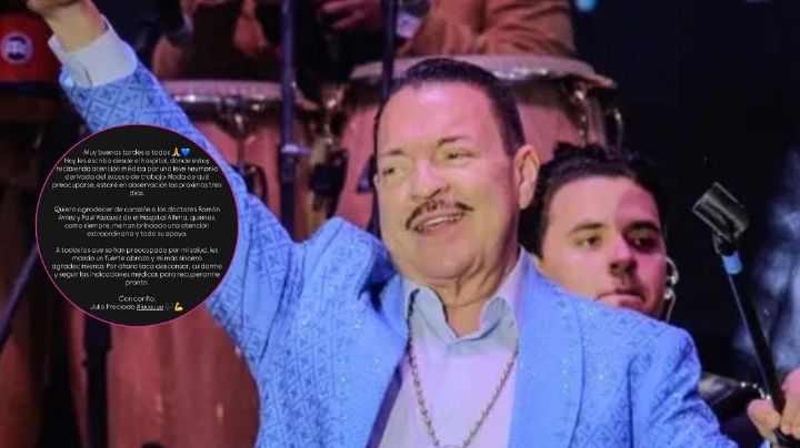Julio Preciado es hospitalizado; ¿cuál es su estado de salud?