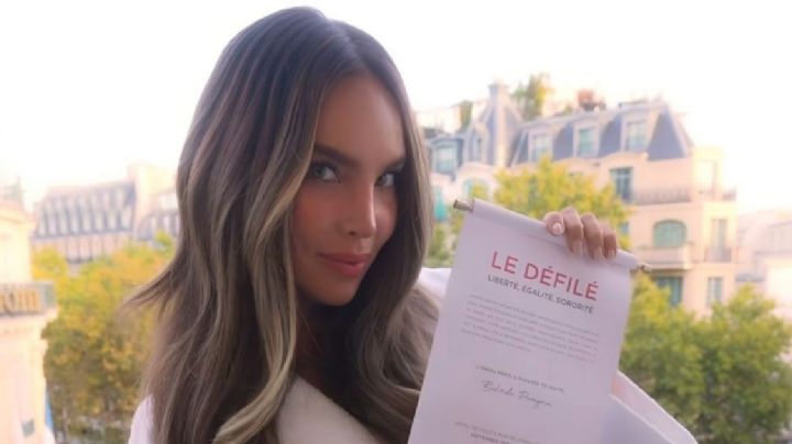 Belinda brilla en desfile en París; Renata Notni y Samadhi Zendejas también estuvieron presentes